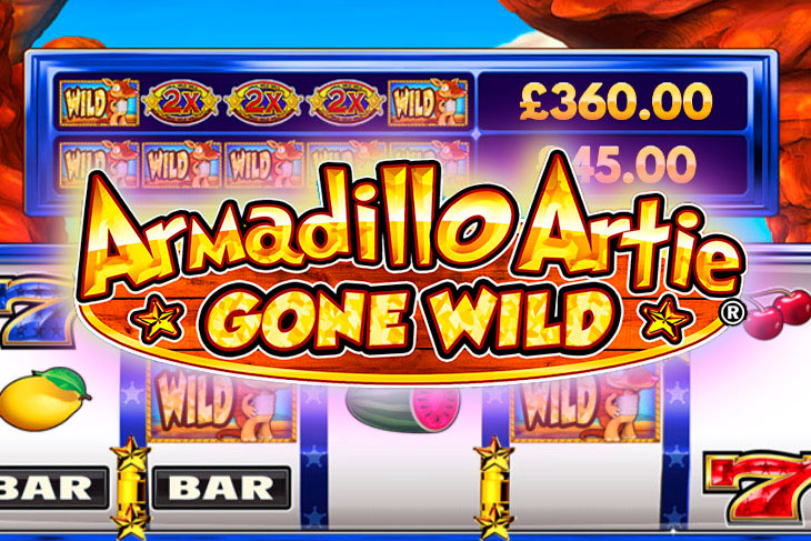 Armadillo Artie Gone Wild - DWG slot at Casino Spinaconda Casino