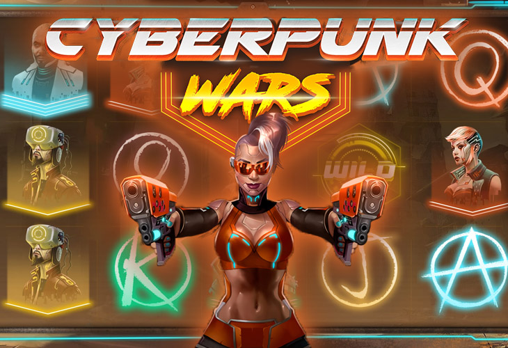 Cyberpunk Wars - Woohoo slot at Casino Spinaconda Casino