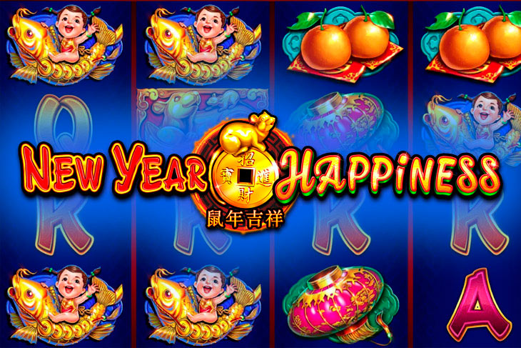 New Year Happiness - Ruby Play slot at Casino Spinaconda Casino