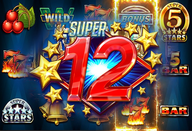Super 12 Stars - Red Rake slot at Casino Spinaconda Casino