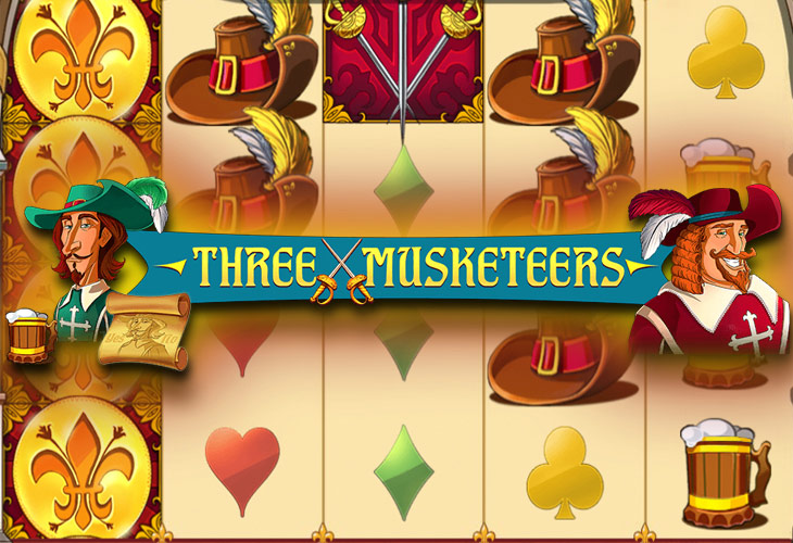 Three Musketeers - Red Tiger Gaming slot at Casino Spinaconda Casino