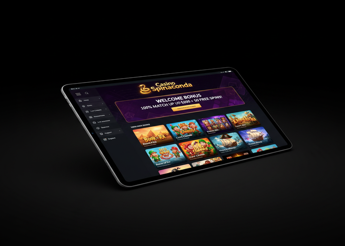 Casino Spinaconda Casino in Tablet